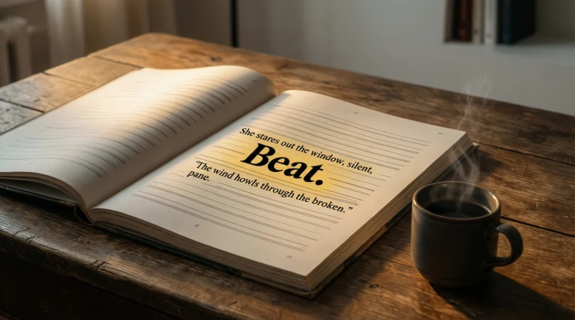 what does beat mean in a script