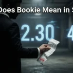 what does bookie mean in slang