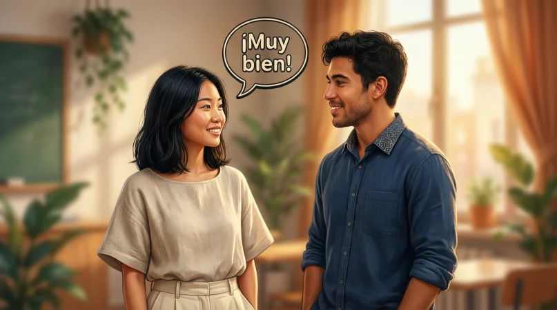 what does muy bien mean in spanish