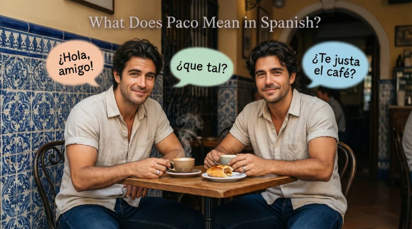 what does paco mean in spanish