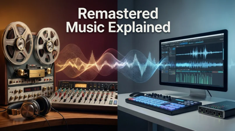 what does remastered mean in songs