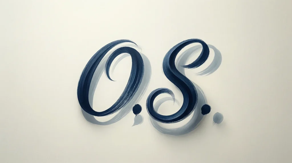 How O.S. Is Written in a Script