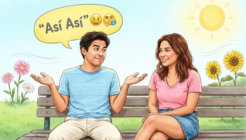 what does asi asi mean in spanish