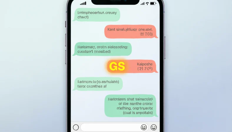 what does gs mean in text