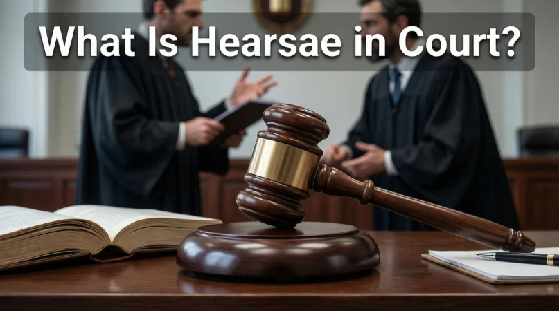 what does hearsay mean in court