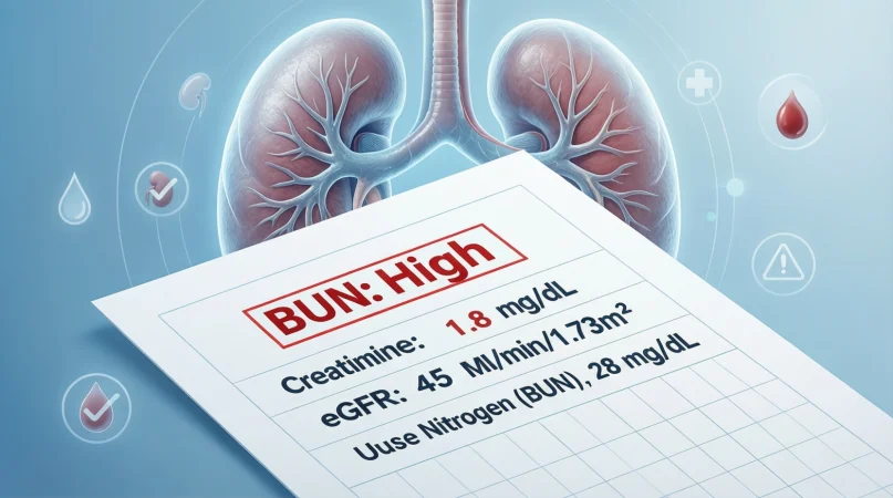 what does high bun mean in a blood test