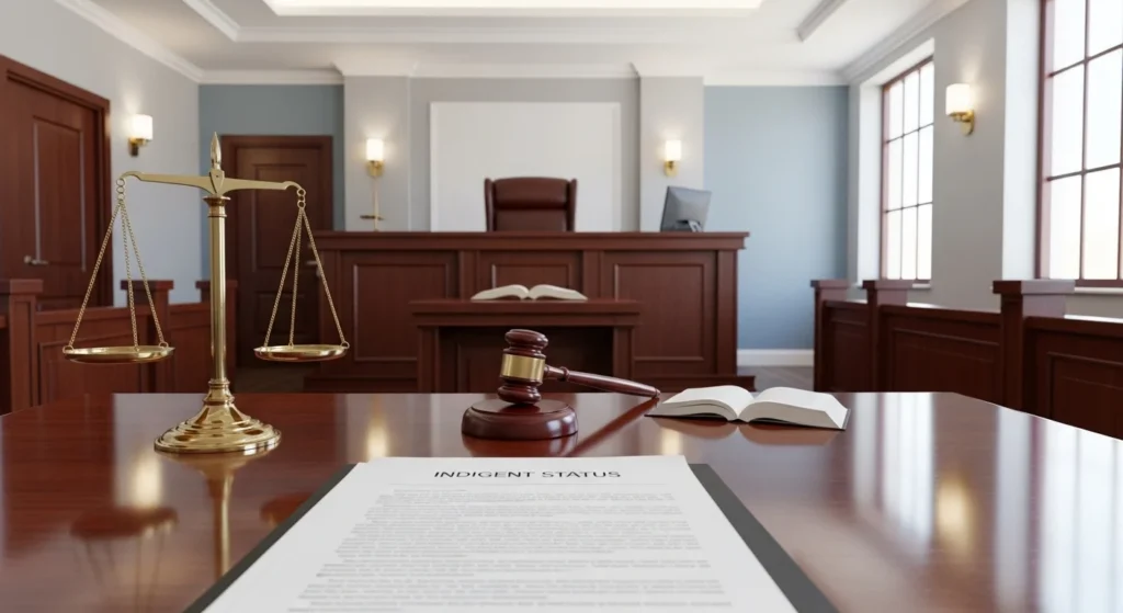 what does indigent mean in court