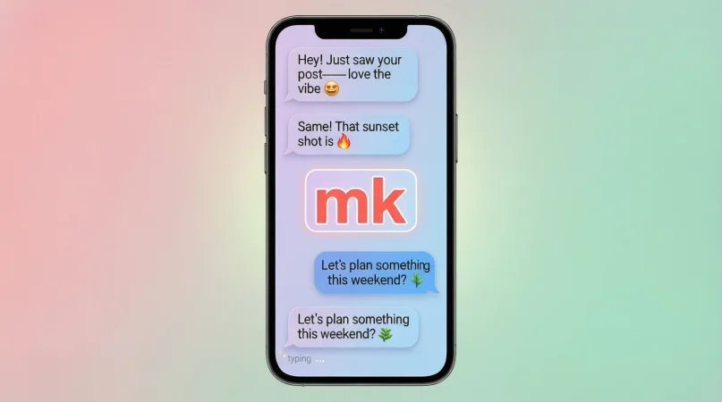 what does mk mean in text