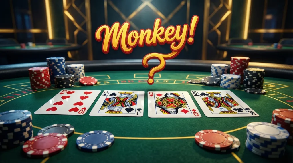 what does monkey mean in blackjack