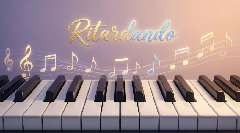 what does ritardando mean in music