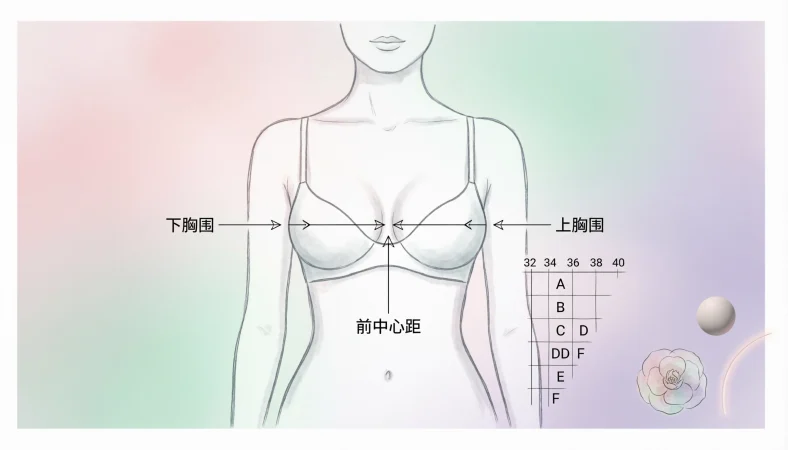 what does the letter mean in bra size