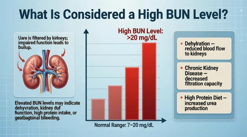 What Is Considered a High BUN Level?