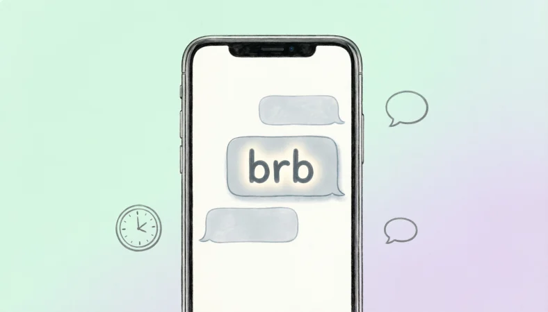 what does brb mean in text