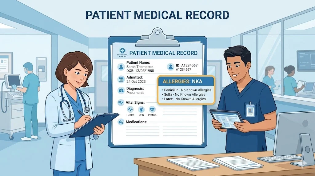 what does nka mean in medical terms