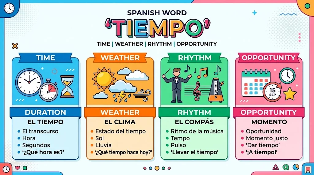 what does tiempo mean in spanish