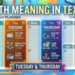 what does tth mean in text