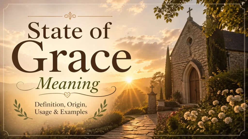 state of grace meaning