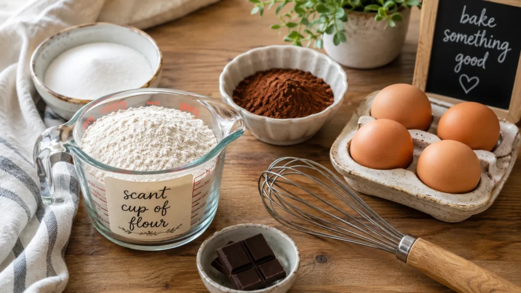 what does scant mean in baking