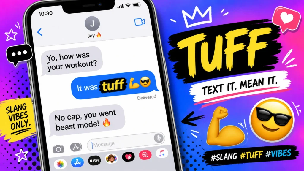 what does tuff mean in text