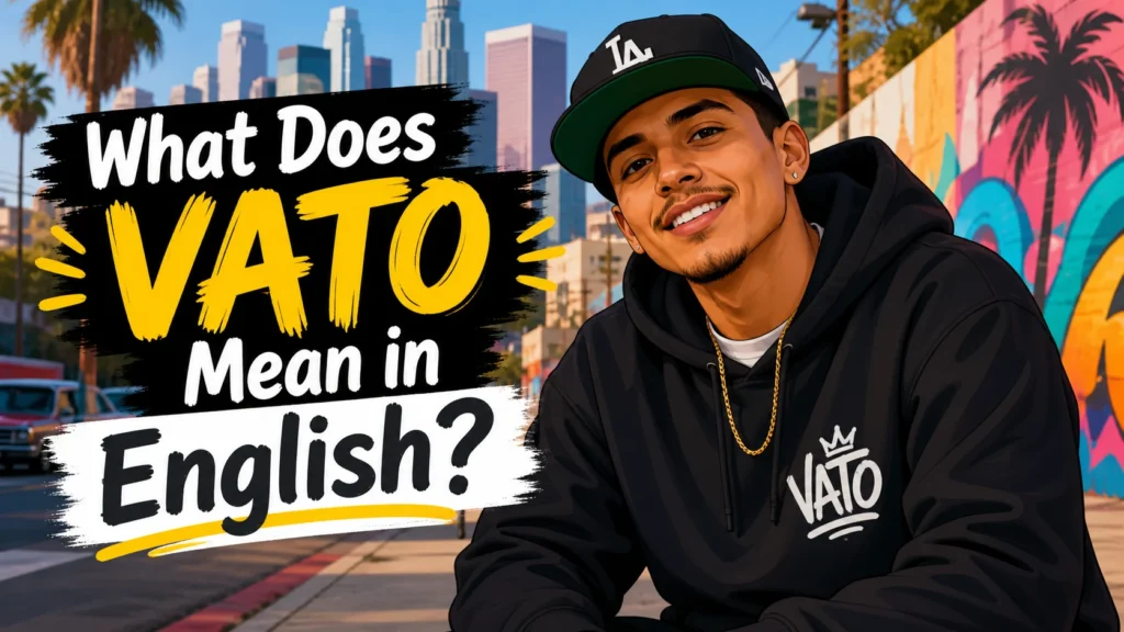 what does vato mean in english